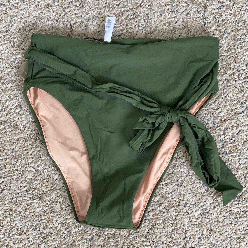 J crew high rise bikini bottom